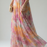 GISELLE | Chiffon Maxi Kleid