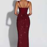 ROSALIND | Maxikleid mit Eckigem Ausschnitt