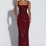 ROSALIND | Maxikleid mit Eckigem Ausschnitt