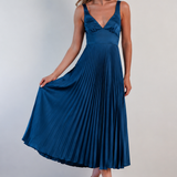 MALKA | Stilvolles Maxikleid mit Zartem Fall